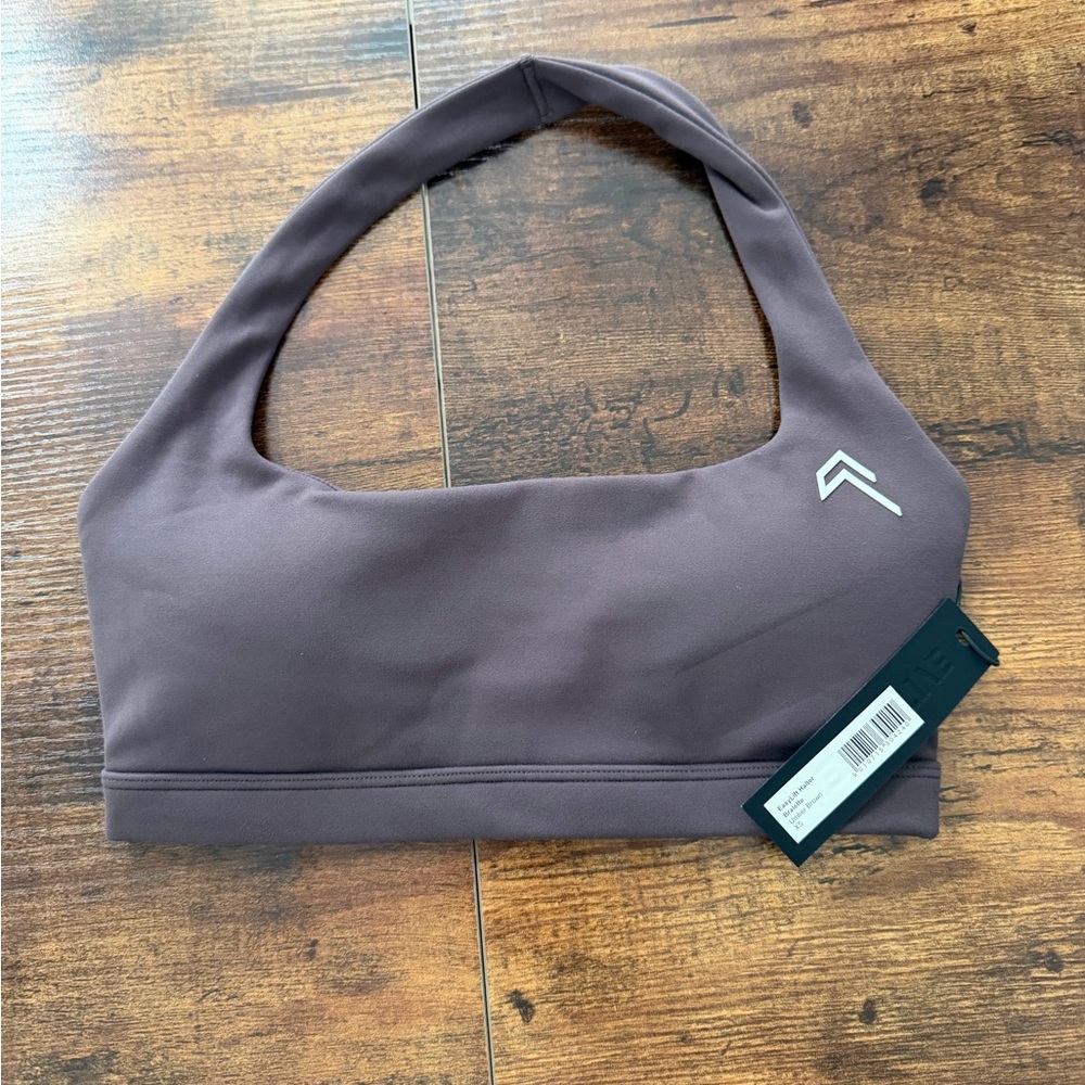 Oner active EASYLIFT™ HALTER BRALETTE WITH WHITE LOGO - Picture 3 of 5